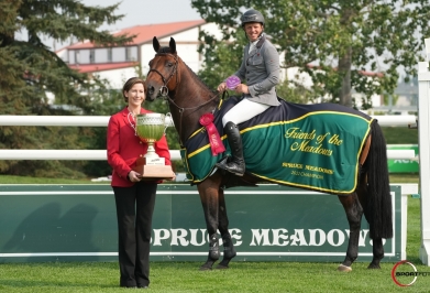 Evora Jolly Jumper, vainqueur en CSI 1m50 à 8 ans